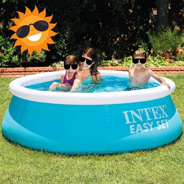 Piscina Infantil Inflável Intex 886L – Redonda Easy Set