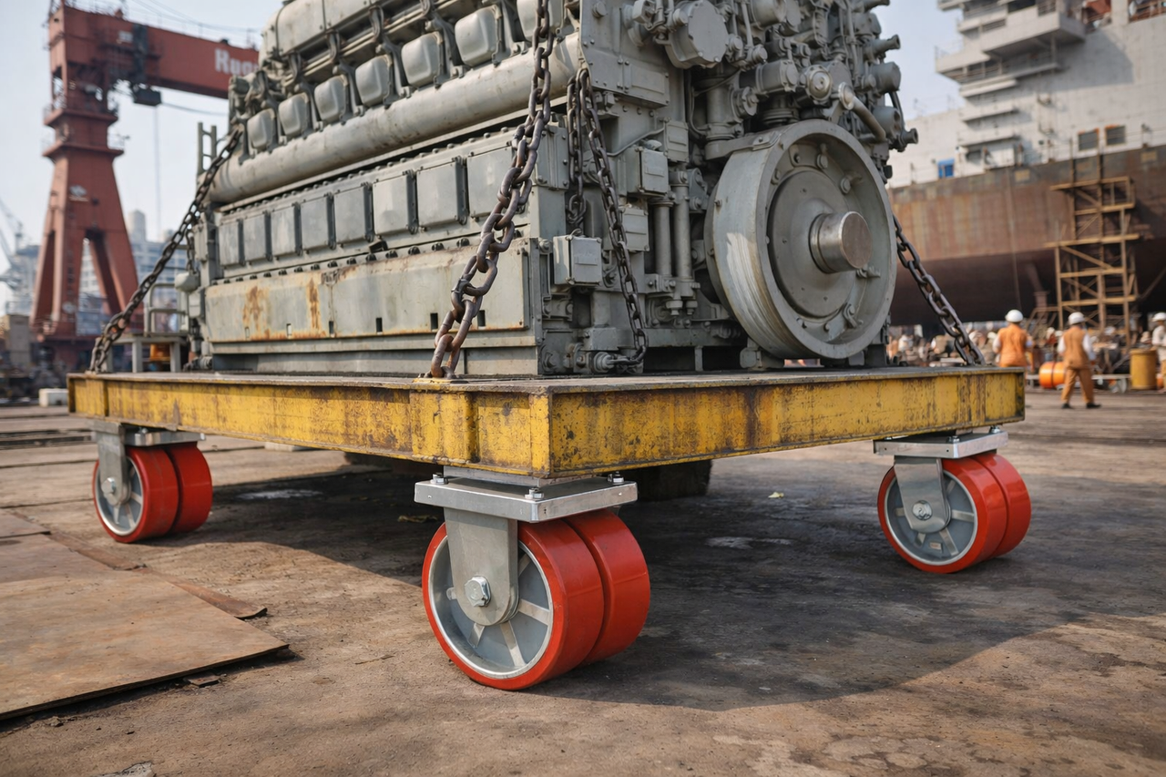 easy rolling casters for extra heavy load visualization