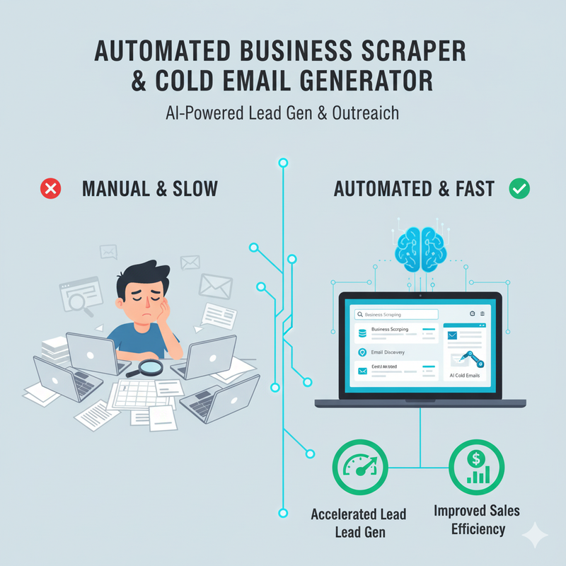 Automated Business Scraper & Cold Email Generator