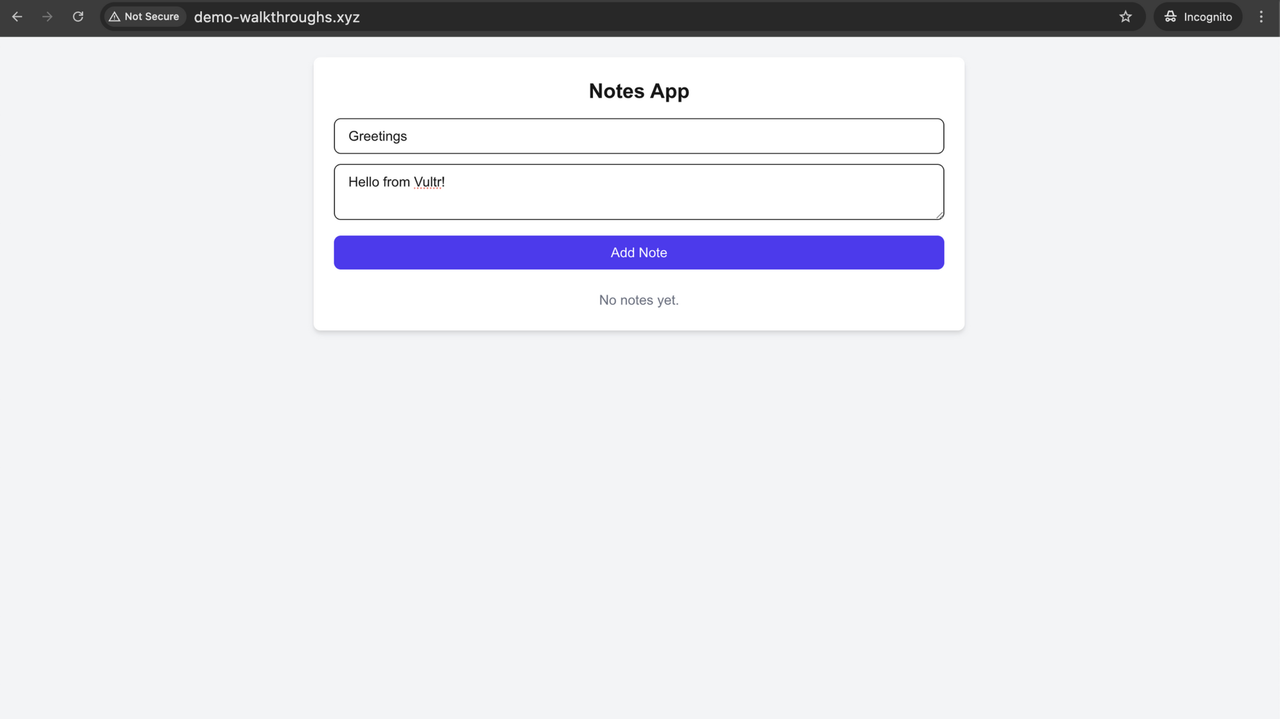 Accessing the Application