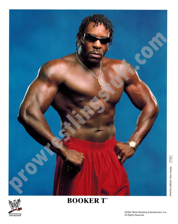 Booker T P-722 WWE 8x10 promo photo