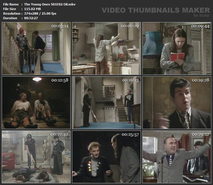 The Young Ones S01E02 Oil.mkv