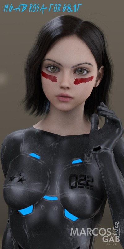 MGAB Rosa for Genesis 8.1 Female