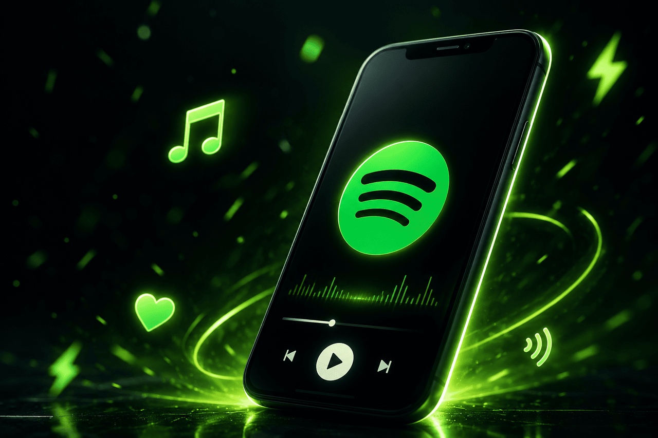 Spotify Premium MOD APK 2026 ad-free music interface
