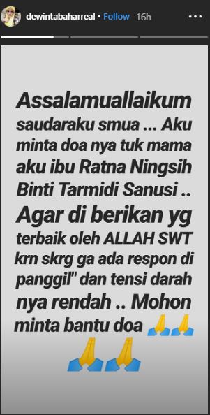 Unggahan Dewinta Bahar
