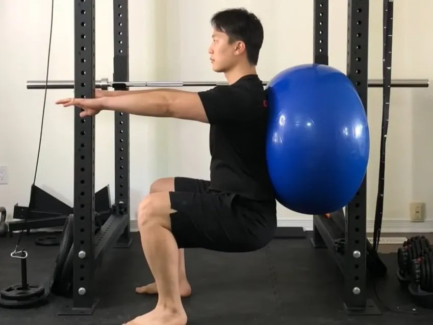 Wall Squat with Ball