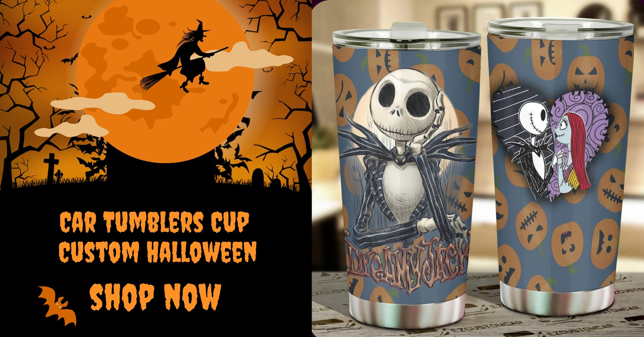 Car Tumblers Cup Custom Halloween