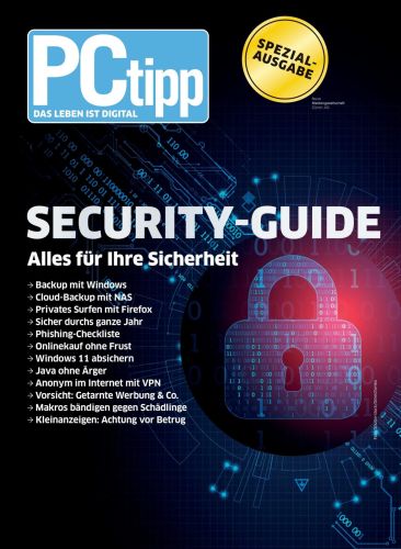 Cover: Pctipp Magazin Sonderheft Security-Guide 2022