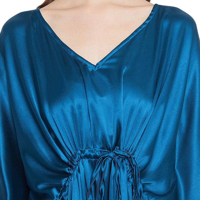 Women Satin Silk Nightdress Lingerie Sleepwear Nightgown Maxi Robe Loungewear - Picture 16 of 125