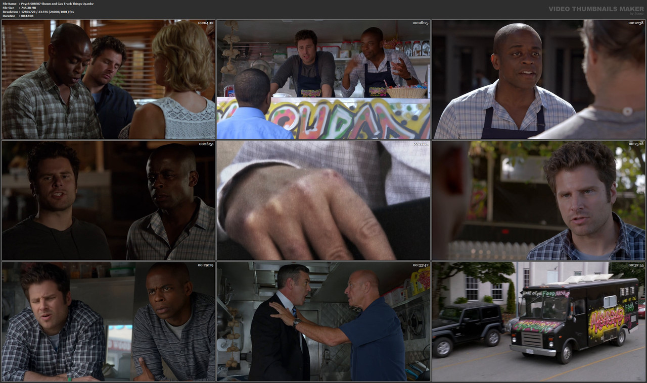 Psych S08E07 Shawn and Gus Truck Things Up.mkv