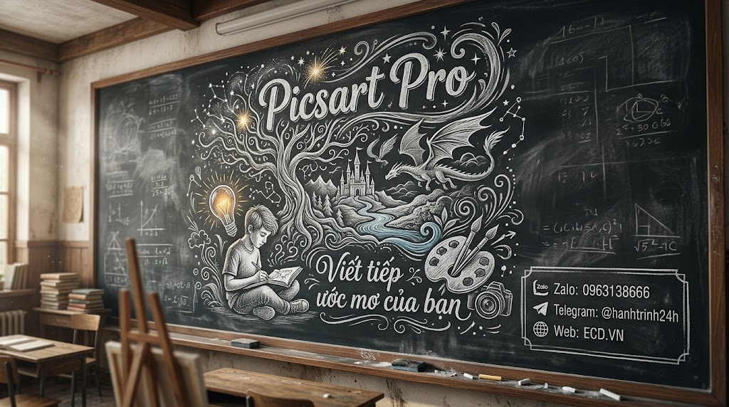 gói 1 tháng picsart pro