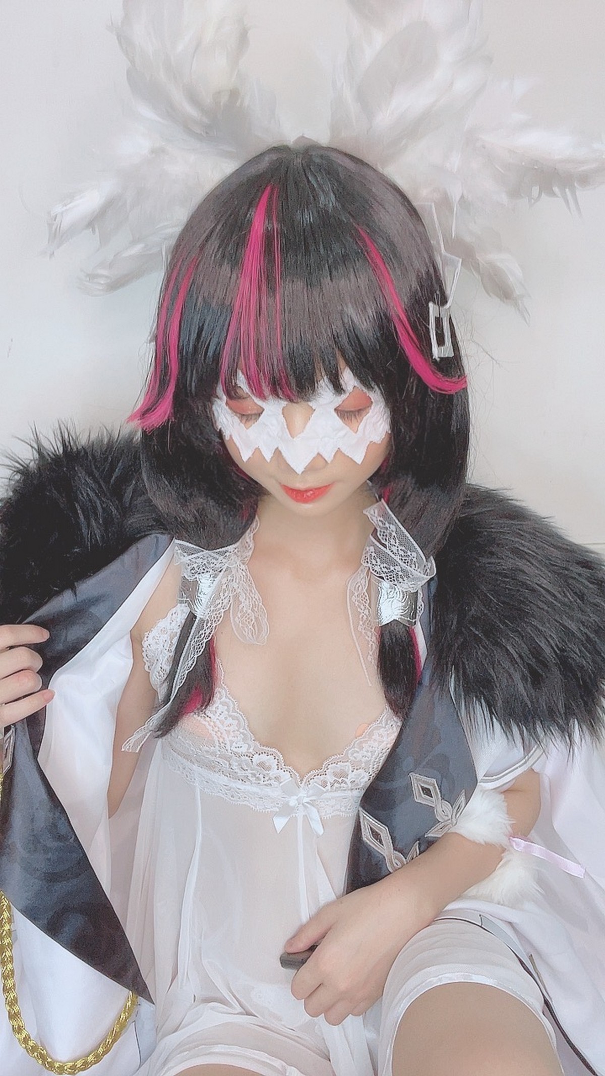 PoppaChan Columbina Cosplay Set (Genshin Impact Fatui) – 146 Photos 346MB插图5