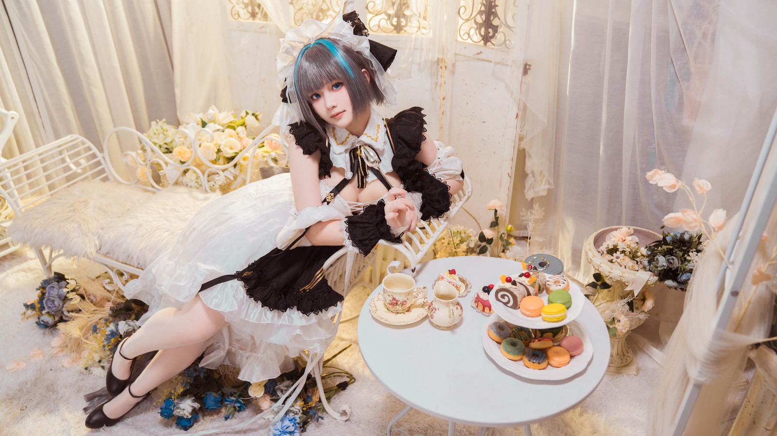 屿鱼 Yuyu 碧蓝航线 柴郡 Cosplay 写真图集｜Azur Lane（54P｜138MB）插图1