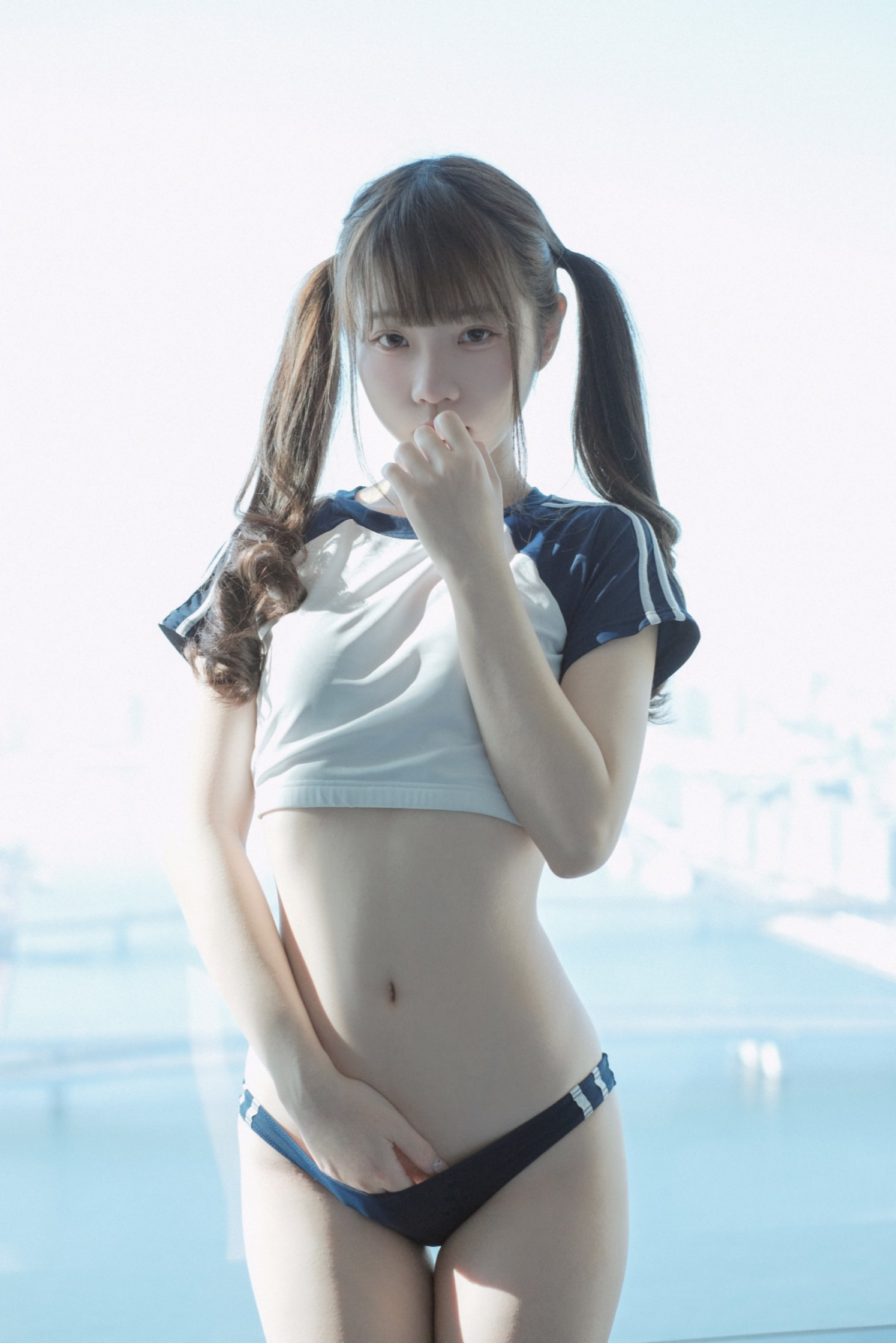 可可小白兔 情人節の禮物 體操服少女 写真集 – 情人节主题 高清图 [35P-120MB]插图6