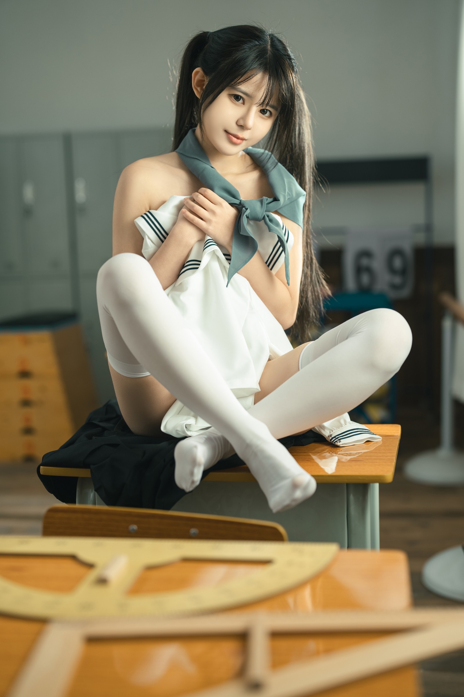 rua阮阮 授课中 教室主题 写真合集｜剧情系校园写真（57P｜855MB）插图7