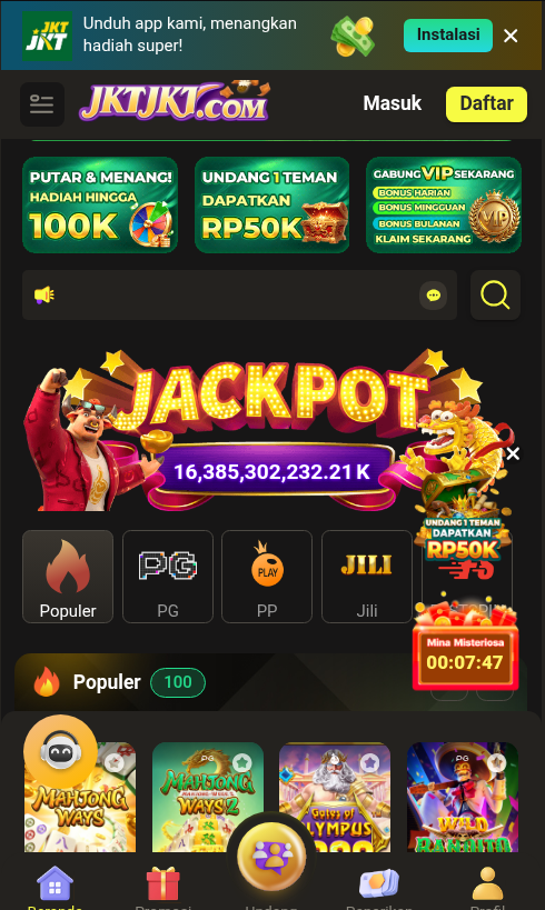 JKTJKT APK v15.7 – Unduh Platform Game Resmi & Bermain Stabil 2