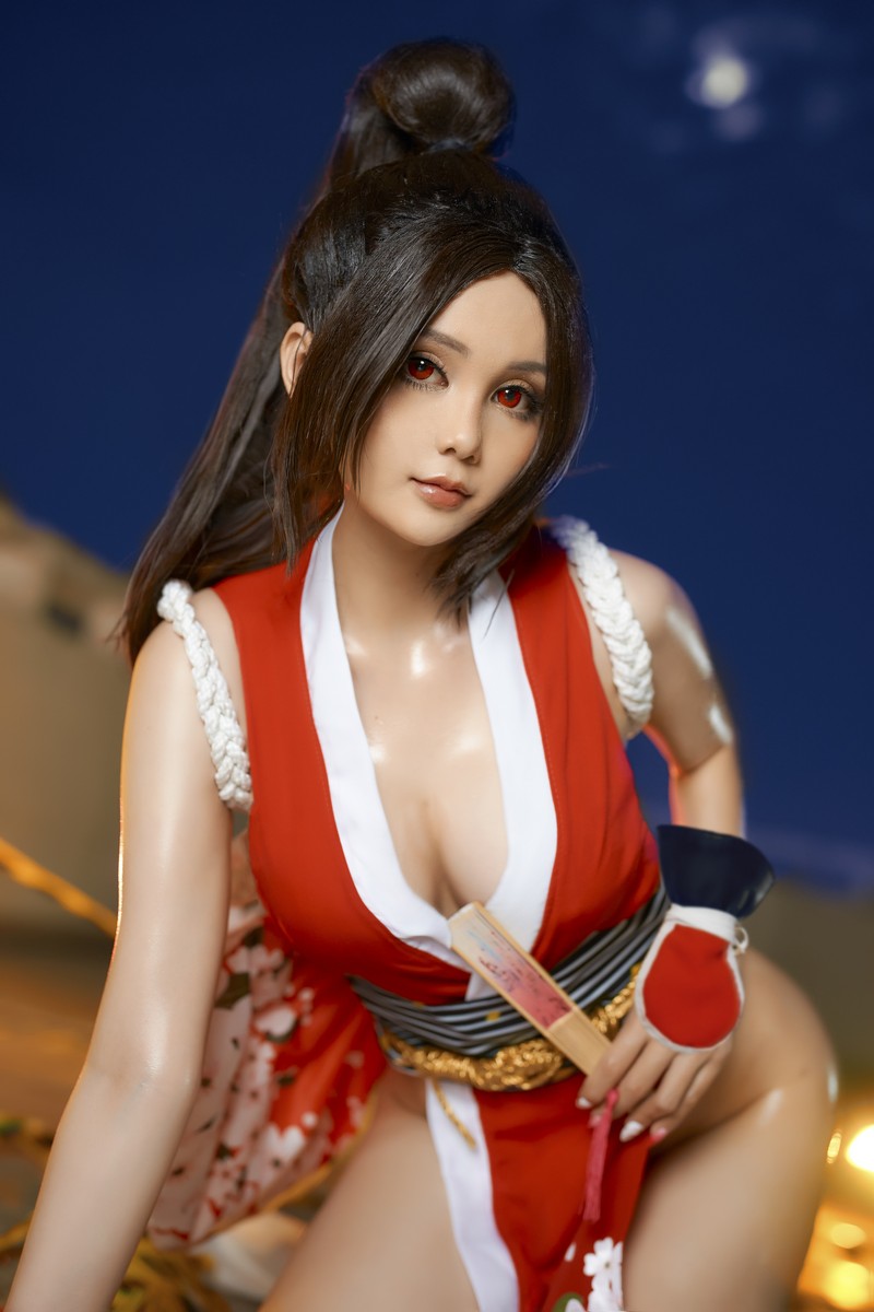 Joyce Lin2x Mai Shiranui Cosplay 性感写真集 39P插图