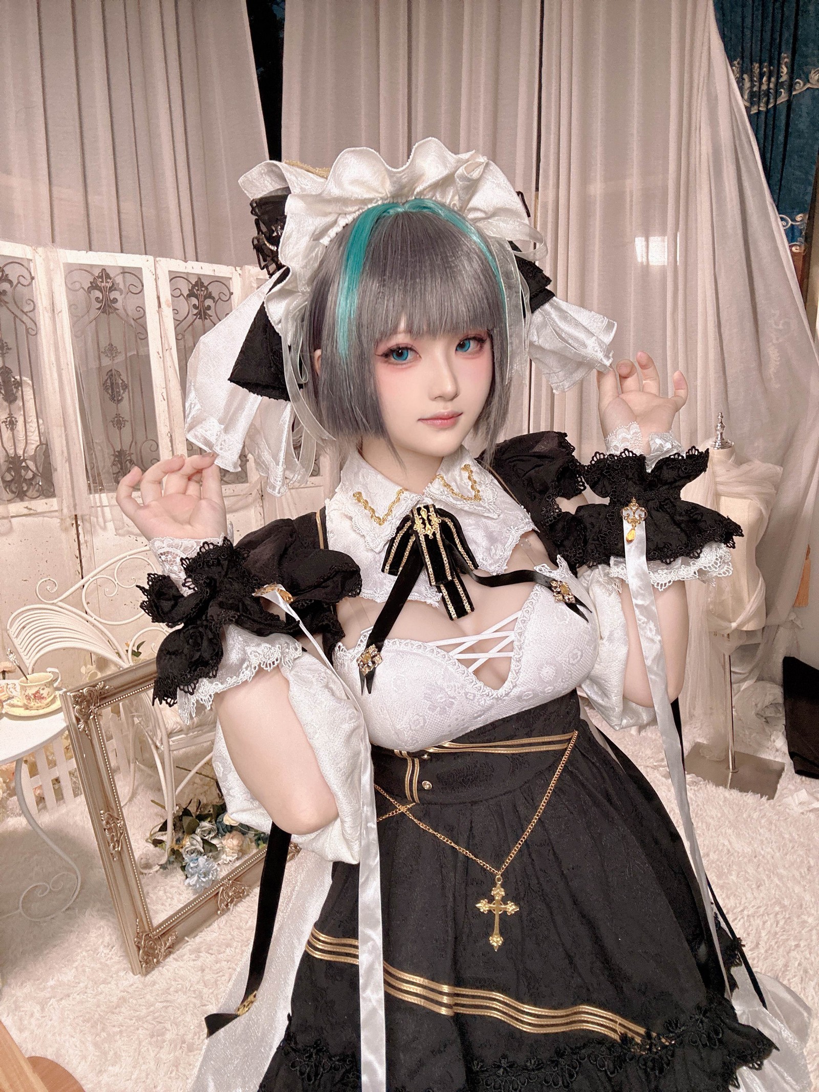 屿鱼 Yuyu 碧蓝航线 柴郡 Cosplay 写真图集｜Azur Lane（54P｜138MB）插图7
