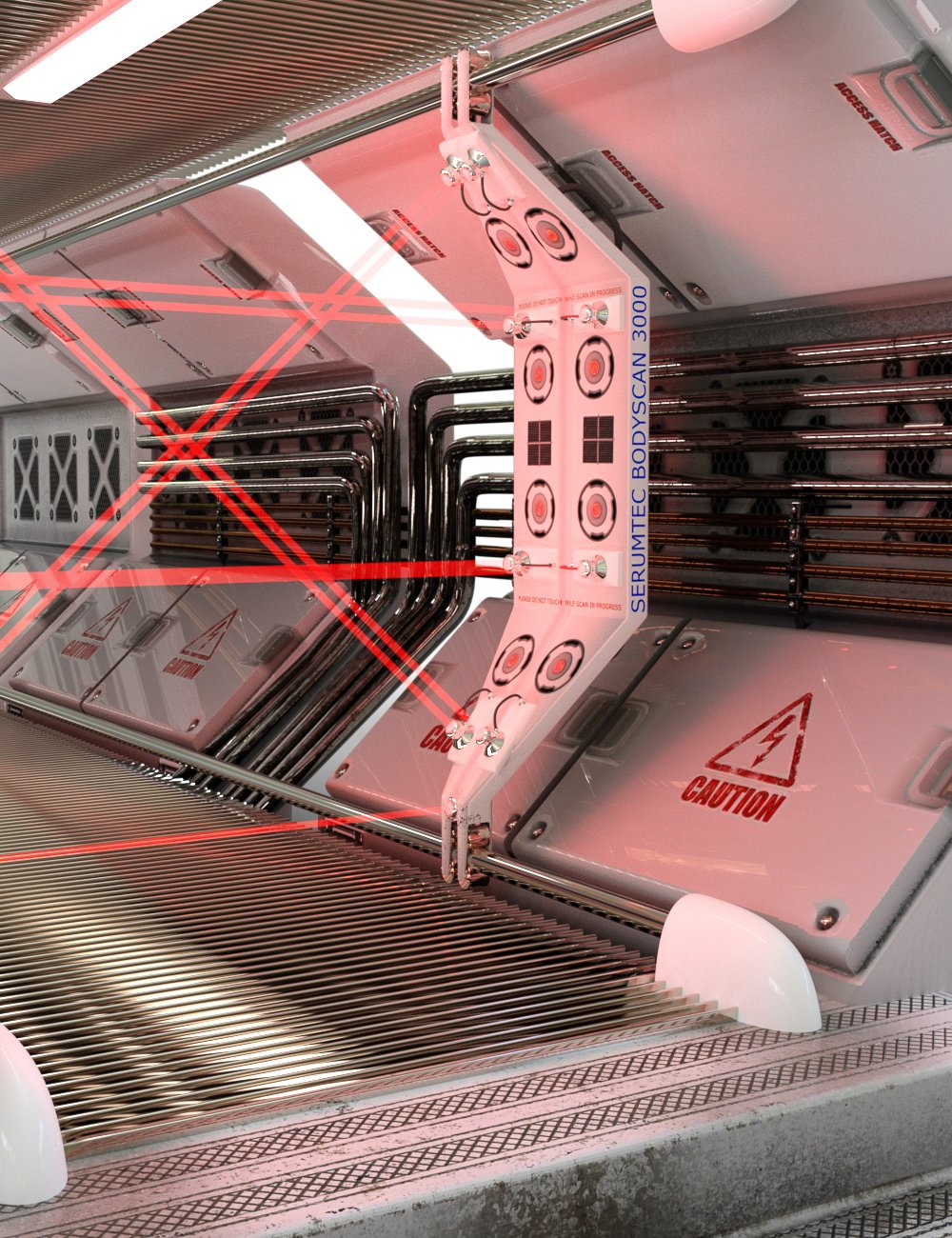 Sci-Fi Scanner - Free Daz 3D Models