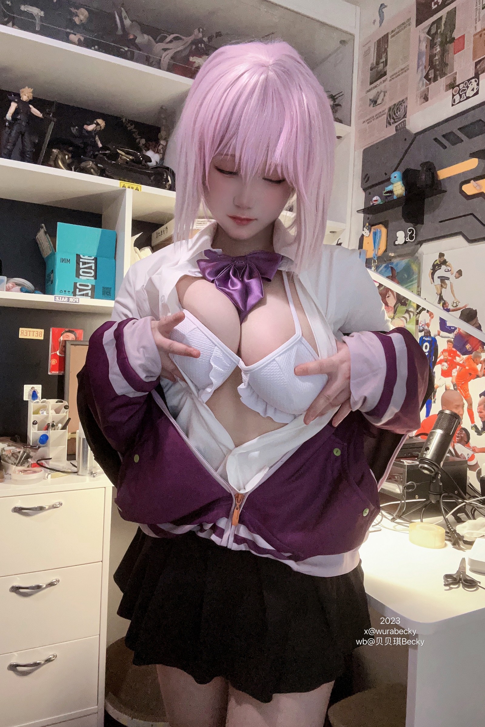 贝贝琪 Becky 新条茜 Cosplay 写真集｜动画角色摄影（40P｜226MB）插图9