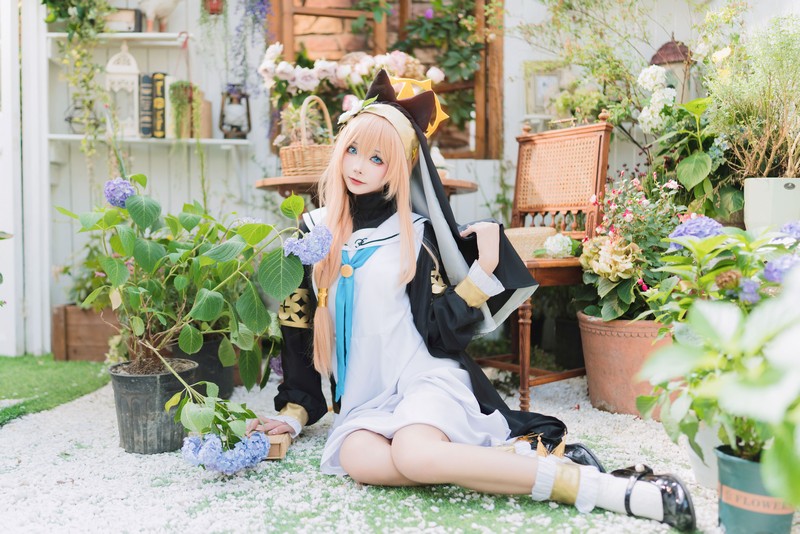 艾西Aiwest 碧蓝档案伊落玛丽修女Cosplay写真图集 修女主题高清图集 33P (98.4M)插图8