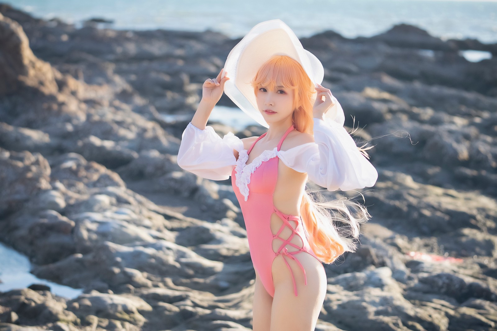 Neko-薇薇 黎塞留泳装 Cosplay 夏日写真合集（25P｜57MB）插图7