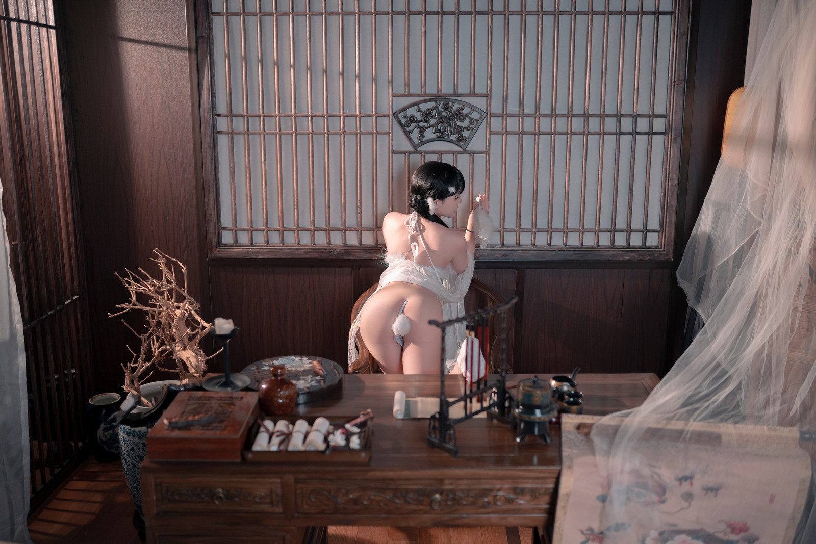 Bangni邦尼 – 古风兔子 Cosplay 高清写真集（81P-6V-1.12GB）国风主题插图2