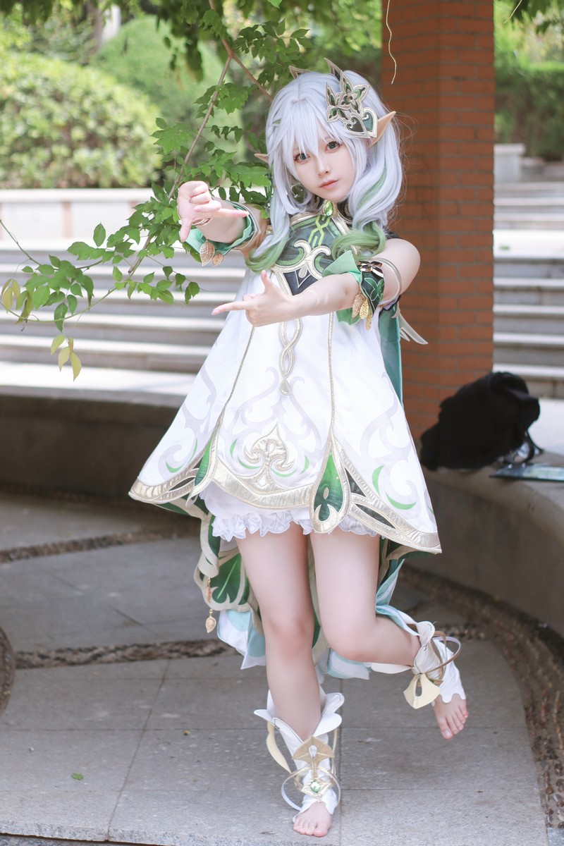 Asagiriai（愛ちゃん）纳西妲 Cosplay写真图集 原神角色高清图集 37P (409MB)插图1