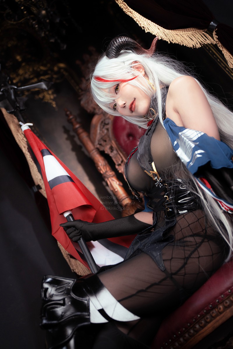 切切Celia 埃吉尔 Aegir Cosplay Azur Lane 写真 32P+2V插图4