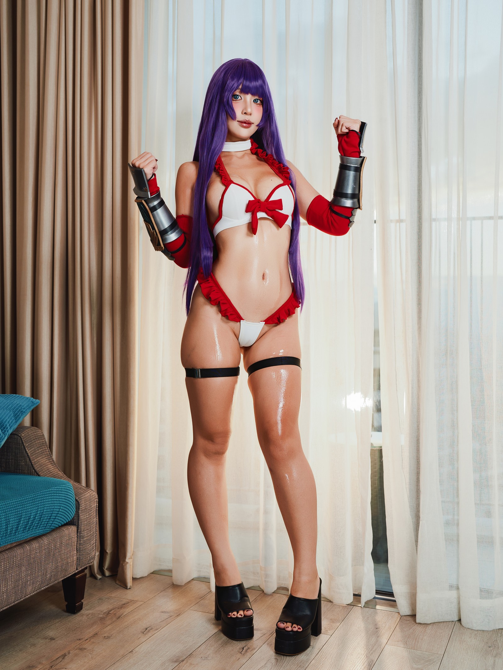 Puy Puy – 玛尔达 Martha Summer Cosplay 写真视频（96P+3V-4.56GB）FGO插图5