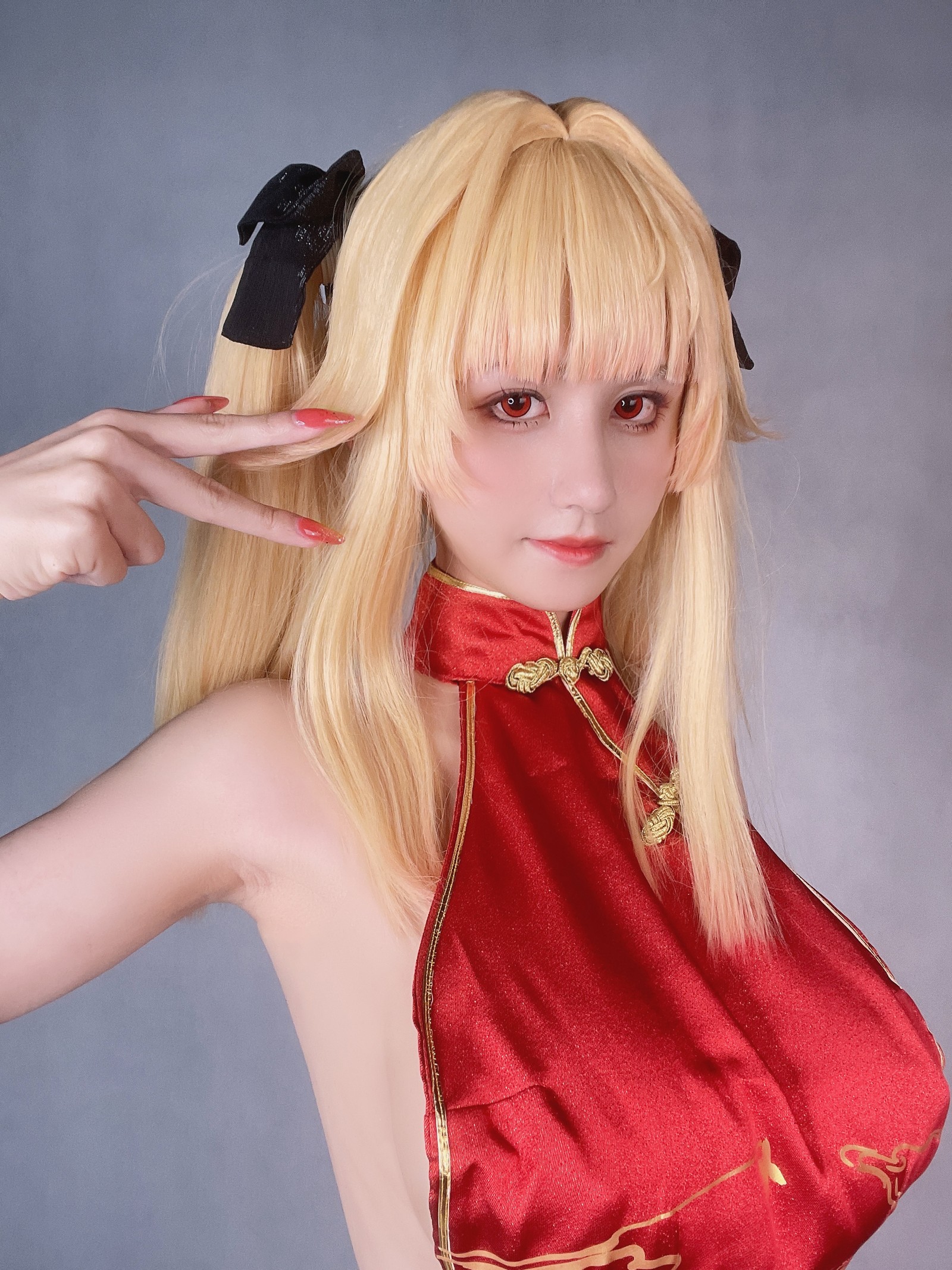 桜满三时 – 萌姬联合 旗袍 Cosplay 高清写真集（84P-913.3MB）东方魅力插图8