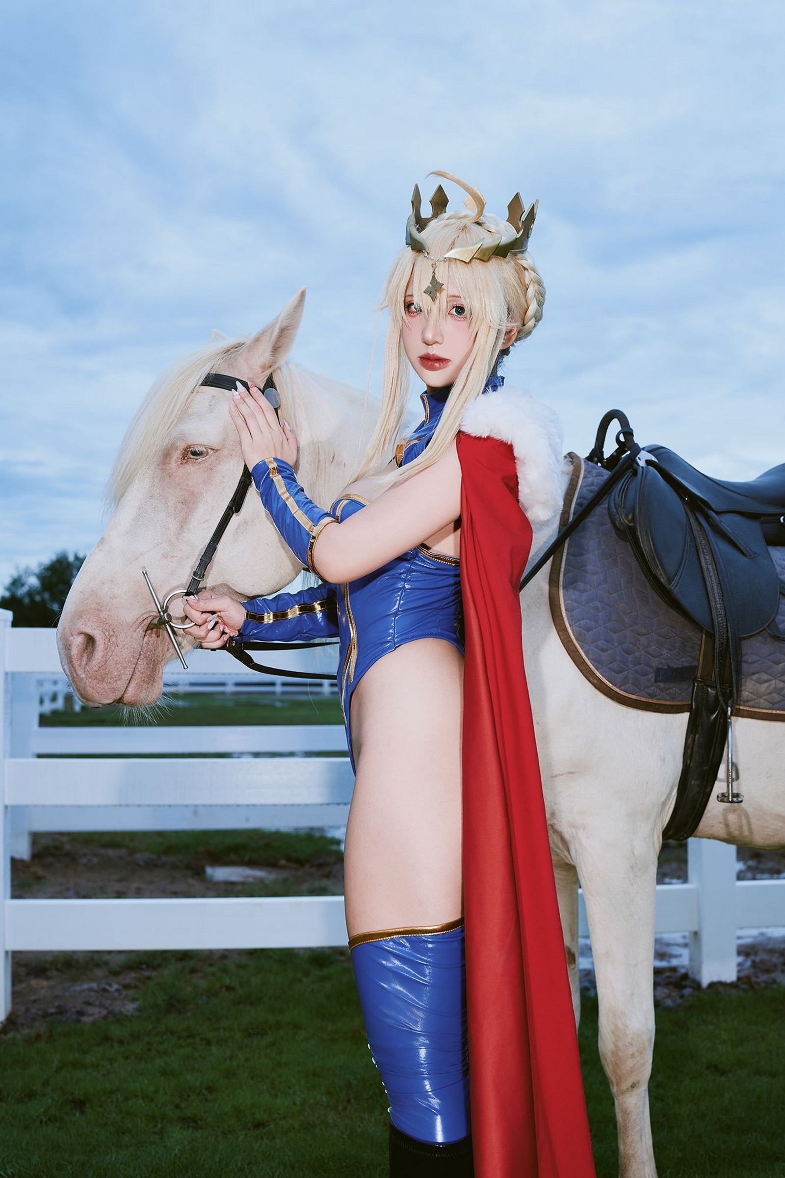 Puy Puy – Artoria Lancer Fate/Grand Order Cosplay 写真+视频（180P+22V-496MB）插图1