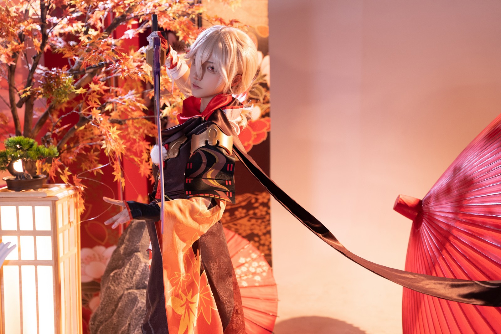 Seya-狮砸 – 原神 枫原万叶 Cosplay 高清写真（9P-88MB）插图5