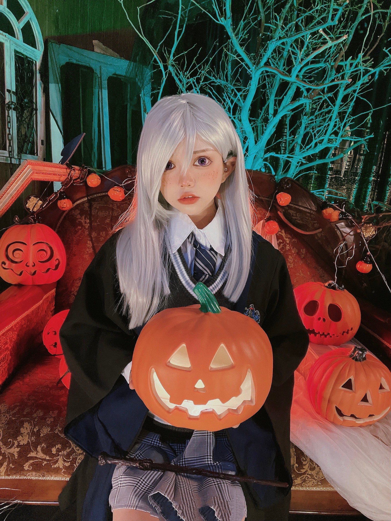 六二二同学 哈利波特 仿妆 Cosplay 写真合集｜魔法学院风（9P｜15MB）插图8