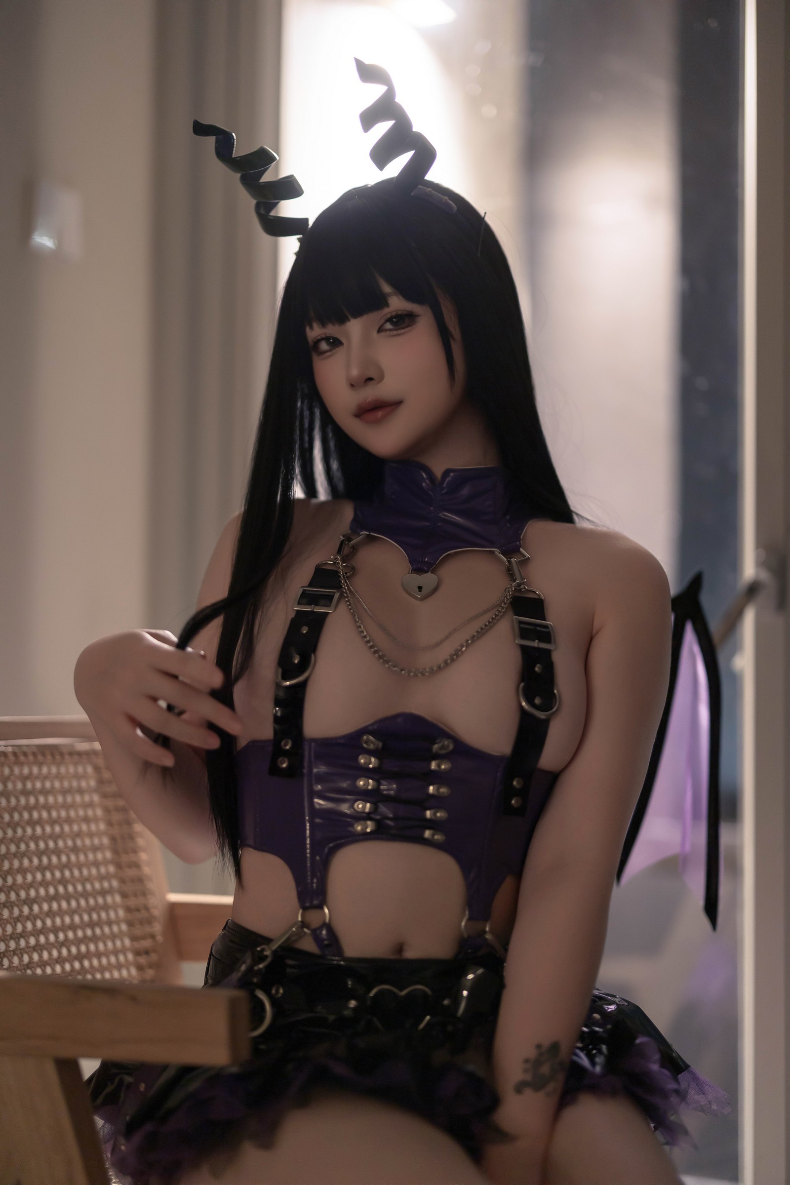 屿鱼 Yuyu 凋零月影 原创主题 写真图集（29P｜158MB）插图6