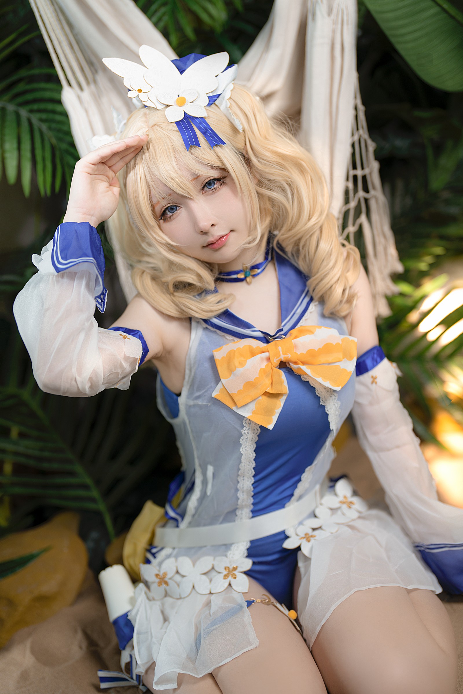 樱梨梨 芭芭拉 泳装 Cosplay 写真集｜原神角色高清摄影（30P｜576MB）插图9