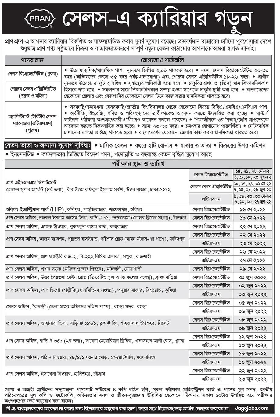 PRAN-RFL Group (প্রান আরএফএল) Job Circular 1 Pran-RFL Group Job Circular 2022