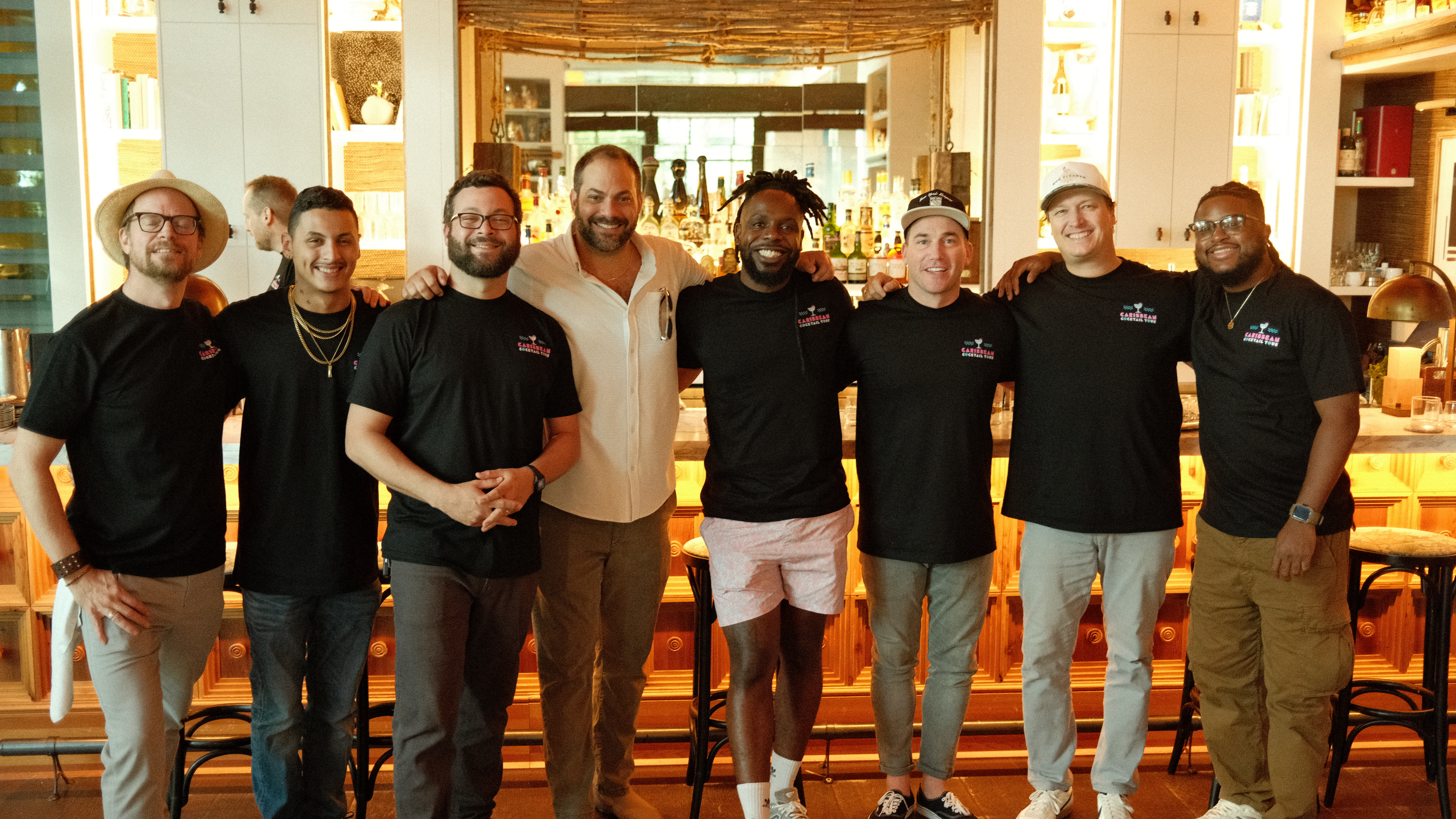 Caribbean Cocktail Tour Team