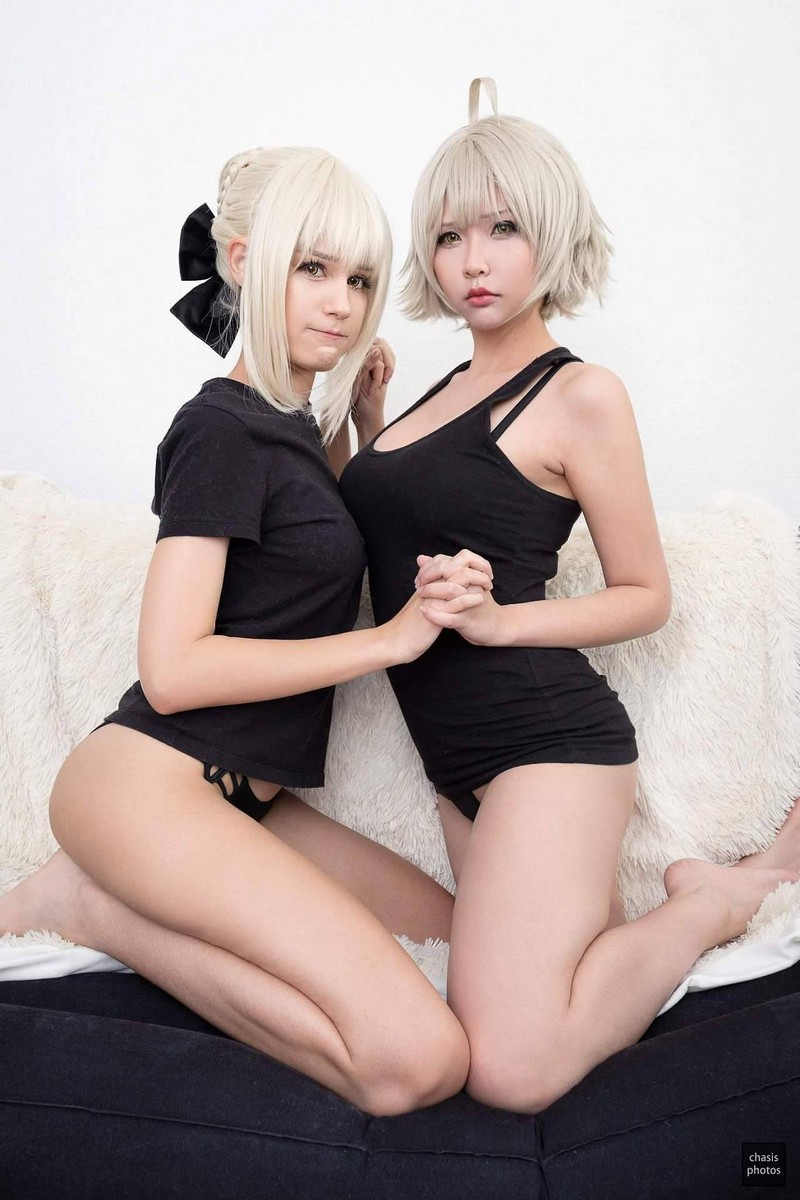 Hana Bunny 贞德 Alter Cosplay写真｜Fate Jeanne Alter 高清图片图集[24P-8.3M]