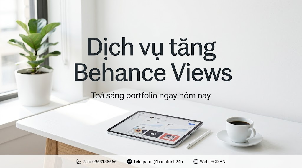 tăng behance views pro tăng impression