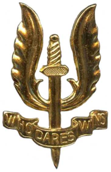 Кокарда 1-го парашютно-десантного батальона комм