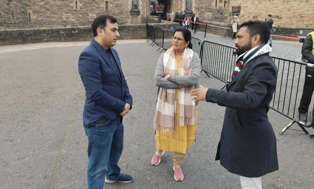 Puneet Dwivedi with Pravati Parida