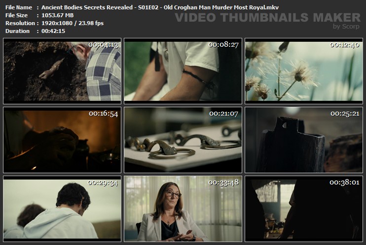 Ancient Bodies Secrets Revealed - S01E02 - Old Croghan Man Murder Most Royal.mkv