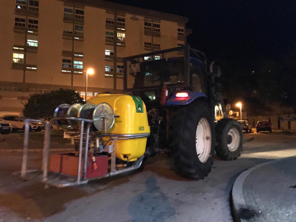 PORTALEGRE: JA COMEÇOU O REFORÇO DA LIMPEZA E DESINFEÇÃO DE ESPAÇOS PÚBLICOS&nbsp; 1