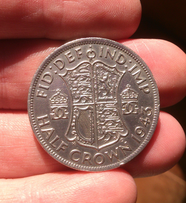 1943 George VI half crown reverse 07072013