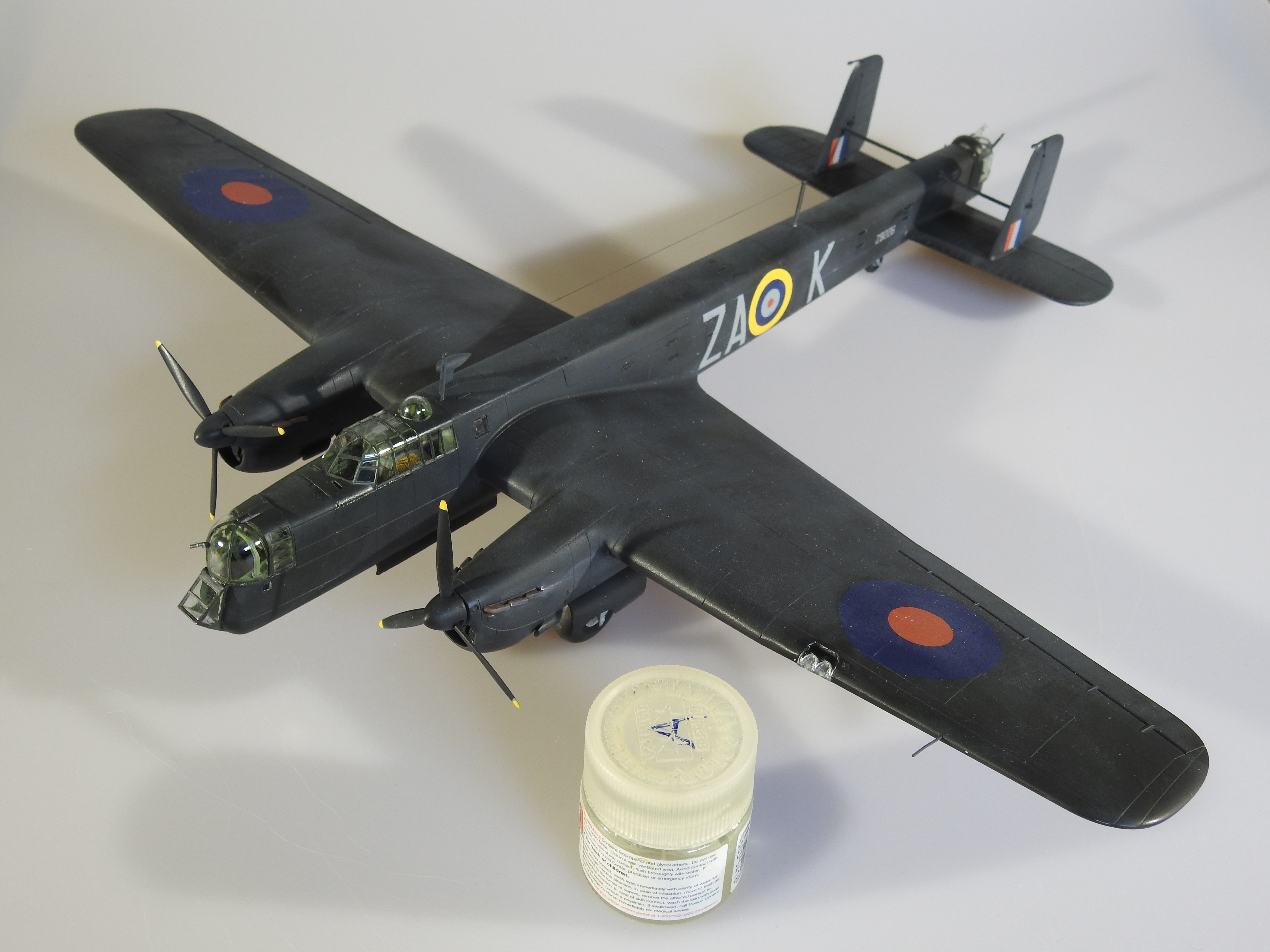  Armstrong Whitworth Whitley Mk V Airfix 1/72 - klar DSCN9676