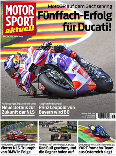 Cover: Motorsport Aktuell Magazin No 28 vom 21  Juni 2023