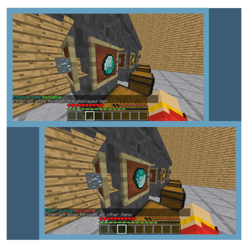 Hopper Filter ⇵ Vanillastyle Item Filters ⇵ 1.8.8 1.14.x SpigotMC
