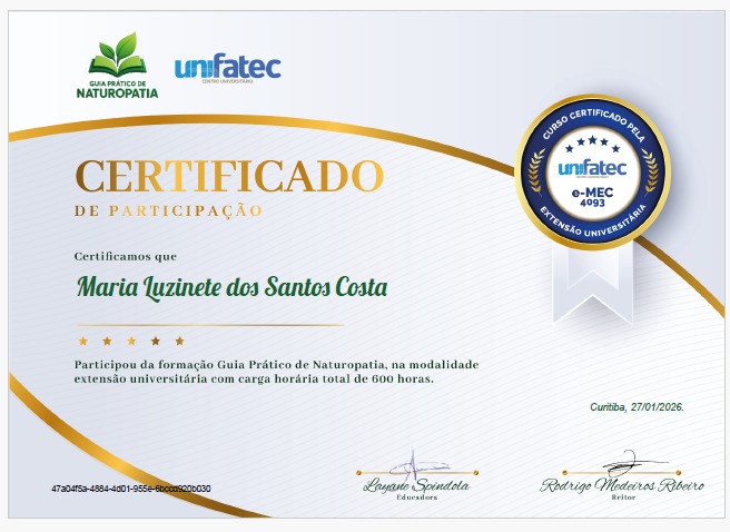 Certificado 600 horas
