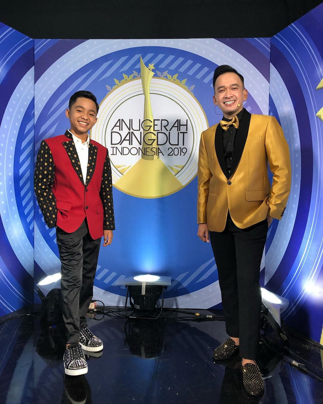Betrand Peto dan Ruben Onsu di ajang ADI 2019